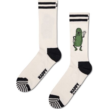 Happy Socks Pickles Sock Beige