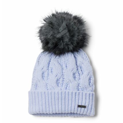 Columbia BOUNDLESS DAYS CABLE KNIT POM BEANIE Snowdrift