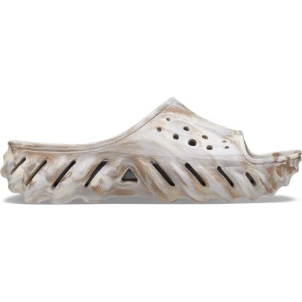 Crocs™ Echo Marbled Slide Bone/Multi