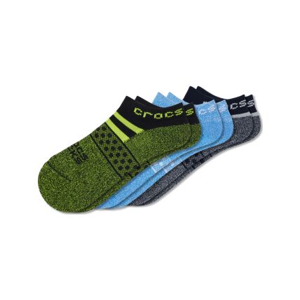 Crocs™  KID LOW BOY POOL PARTY 3 PACK SOCKS Blue / Green
