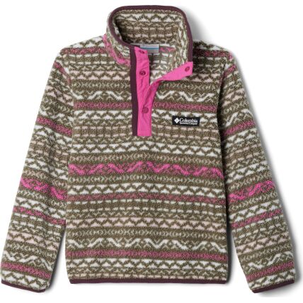 Columbia HELVETIA II PRINTED HALF SNAP FLEECE Pink Ice Madras