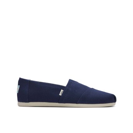 TOMS Recycled Cotton Canvas Women's Alpargata Navy