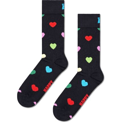 Happy Socks Heart Black