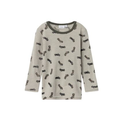 Name It WOOL RIB LONG SLEEVED TOP London Fog