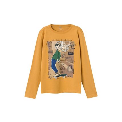 Name It LONG SLEEVED TOP 13220018 Amber Gold