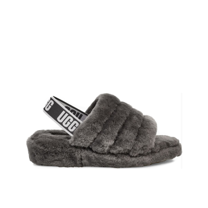 UGG Fluff Yeah Slide Charcoal