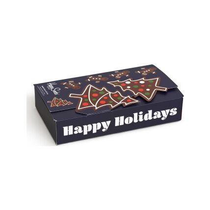 Happy Socks 2-Pack Gingerbreat Cookies Gift Set Multi 0200