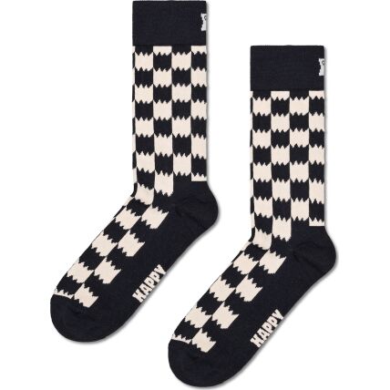 Happy Socks Dizzy Check Black