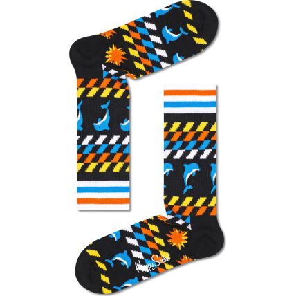 Happy Socks Speed Thin Crew Sock Multi 9300