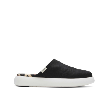 Шльопанці TOMS Heritage Canvas Women's Mallow Mule Sneaker Black