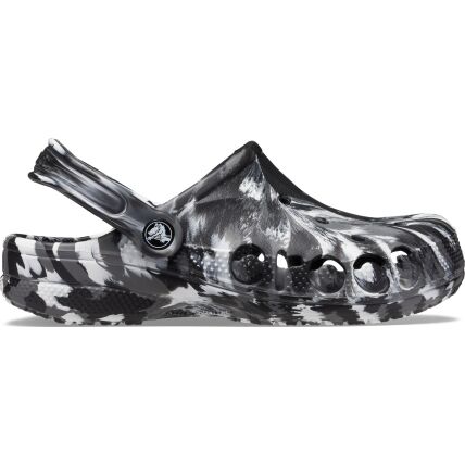 Crocs™ Baya Marbled Clog Black/White