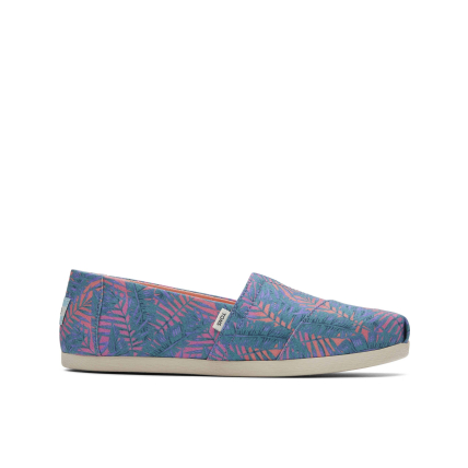 TOMS California Palms Print Women's Alpargata Sunset Multi